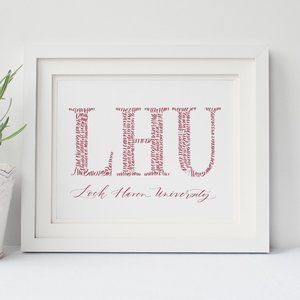 Lock Haven University Word Art